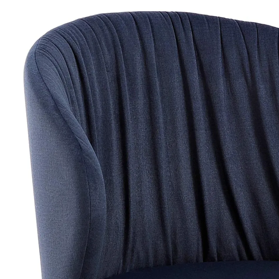 Dining Room Chair in Elegant Modern Design Fabric - Reginaldo Viadurini