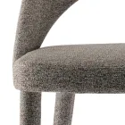 Fabric Dining Chair Made in Italy 4 Pieces - Lorenza Viadurini