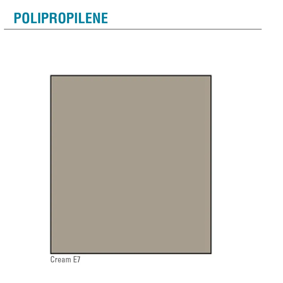 Lounge Chair in Wood and Polypropylene Made in Italy, 4 Pieces - Marbella Viadurini