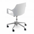 Office Chair in Aluminium and Polypropylene Made in Italy, 2 Pieces - Charis