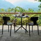 Outdoor Stackable Polypropylene Chairs Made in Italy, 4 Pieces - Claribel Viadurini