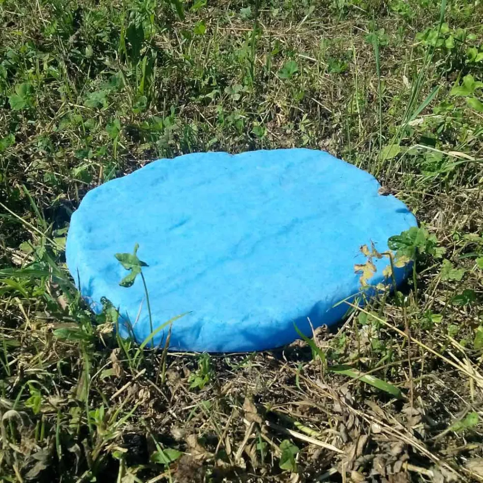 Garden Steplight in the Shape of Stone Fluo Made in Italy 4 Pieces - Stone Viadurini