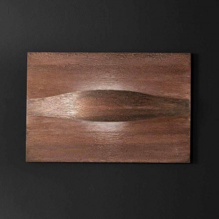 Selene Art &amp; Light applique with handmade textured panels Viadurini