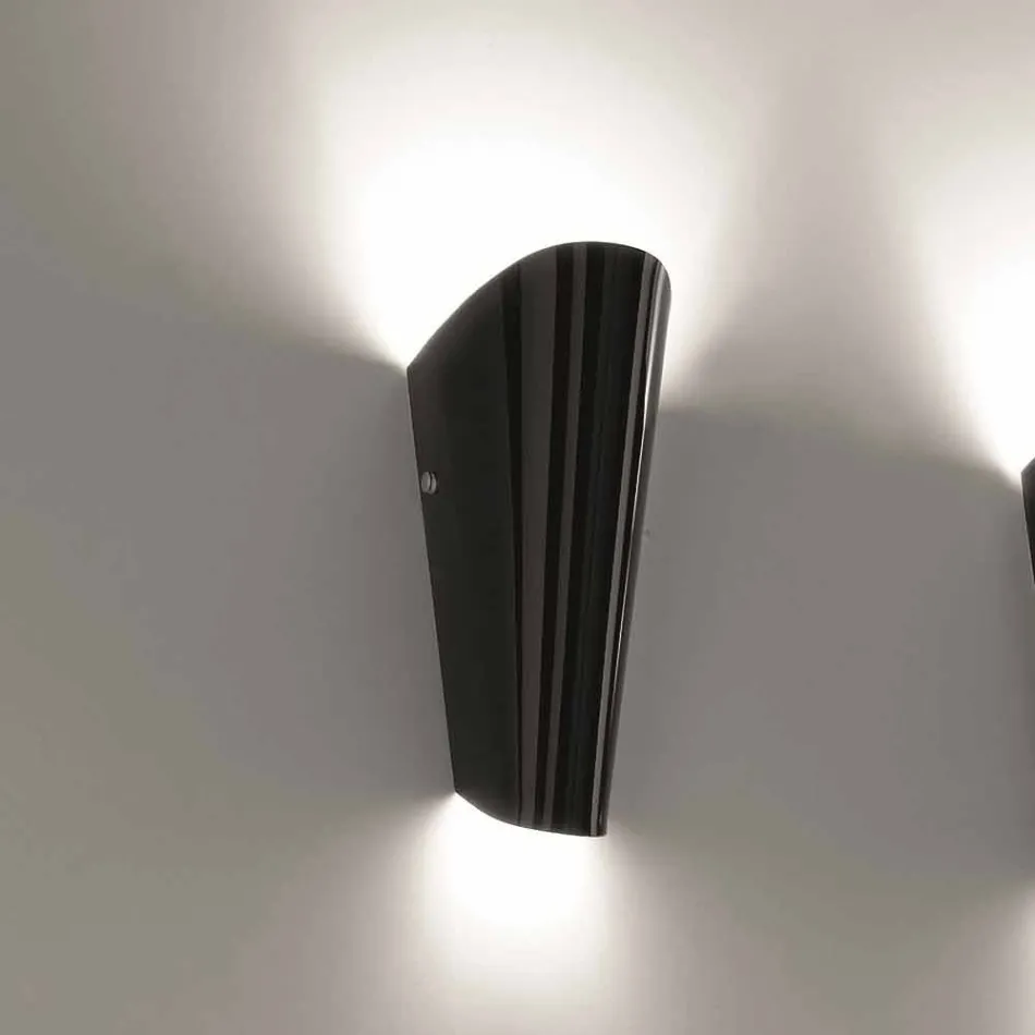 Selene Bloom handmade glass wall light in Italy 12x11 H 28 cm Viadurini