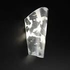 Selene Bloom handmade glass wall light in Italy 12x11 H28cm Viadurini