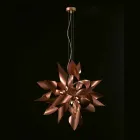 Selene Ginger pendant lamp in metal made in Italy Ø80 H200cm Viadurini