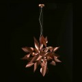 Selene Ginger modern metal pendant lamp, made in Italy, Ø80 H200c