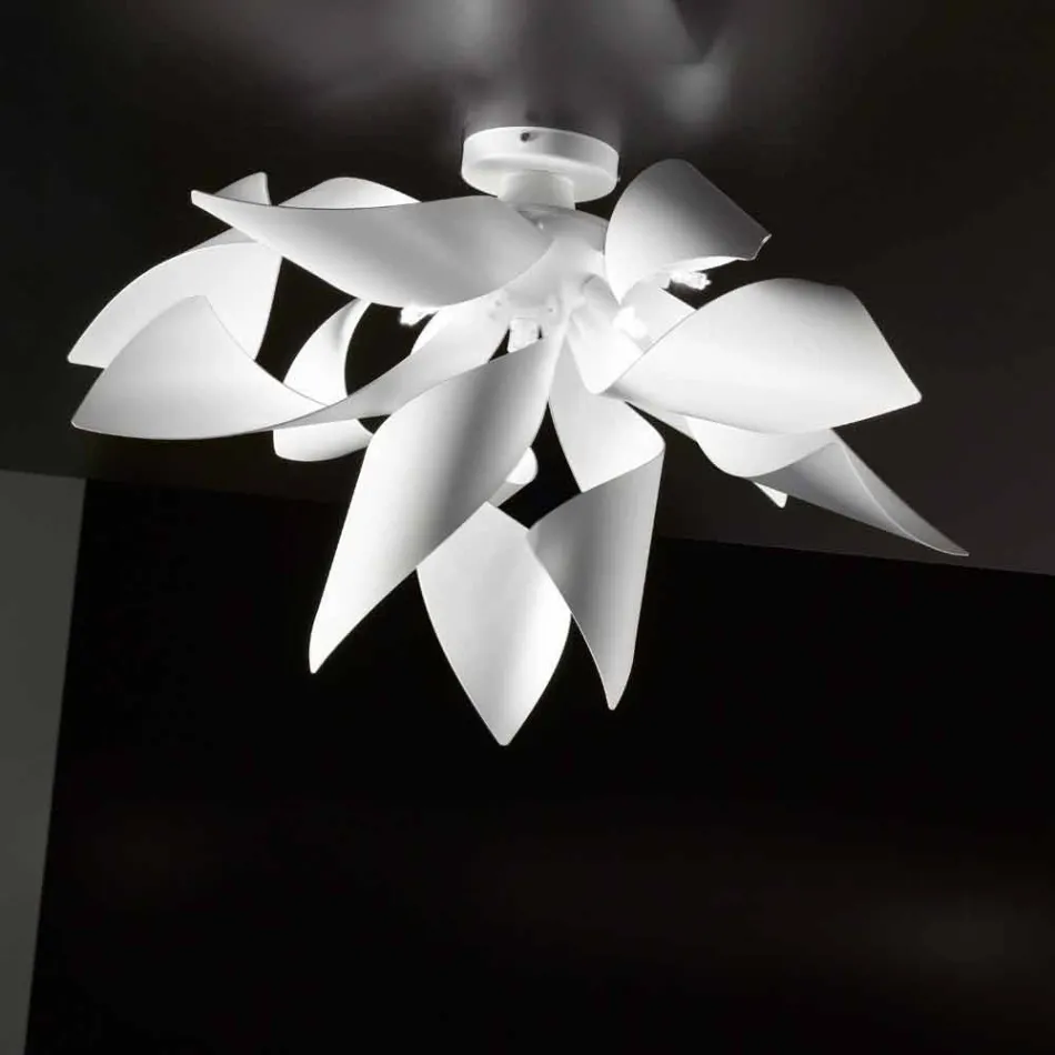 Selene Ginger metal ceiling lamp produced in Italy Ø50 H35cm Viadurini