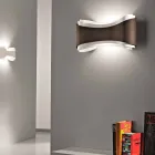 Selene Ionica wall lamp made in Italy, 40x12H20cm, steel and glass Viadurini