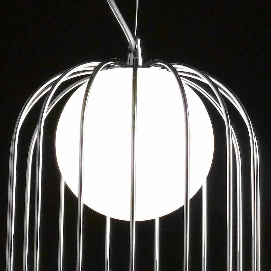 Selene Kluvì blown glass pendant lamp Ø19 H 27 / 150cm Viadurini