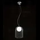 Selene Kluvì blown glass pendant lamp Ø19 H 27 / 150cm Viadurini