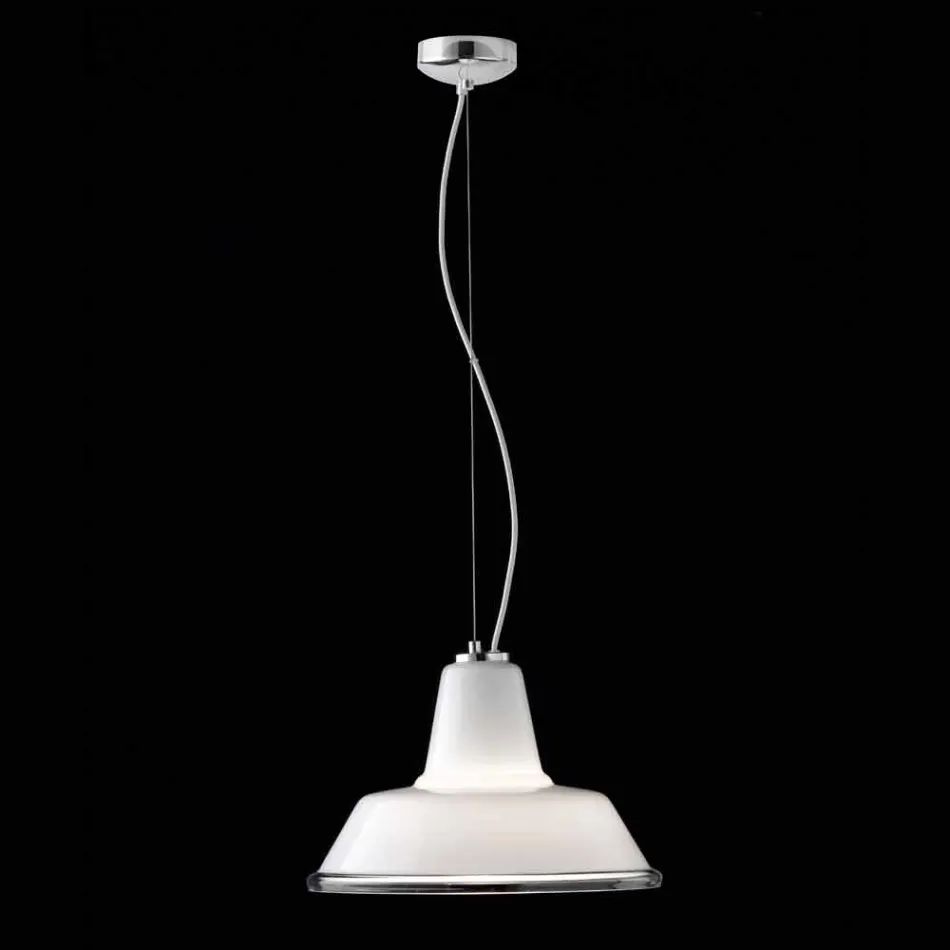 Selene Lampara blown glass pendant lamp Ø37 H 24/140 cm Viadurini