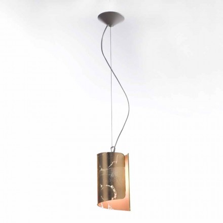 Selene Papiro modern pendant lamp in crystal Ø15 H 125cm Viadurini