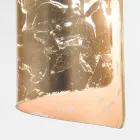 Selene Papiro ceiling lamp in crystal Ø15 H30cm, made in Italy Viadurini