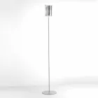 Selene Papiro design floor lamp in crystal Ø15 H 180cm Viadurini