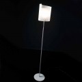 Selene Papiro crystal wall lamp Ø26, made in Italy, modern design