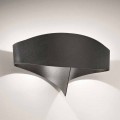 Selene Scudo laser cut steel wall light, modern design, made in Italy