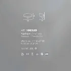 Selene Scudo two-tone wall lamp in modern design 29x15xH16 cm Viadurini