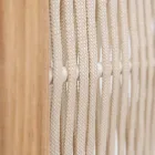 Outdoor divider in Teak, Aluminium and Rope Weaving - Vision Viadurini