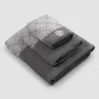 Service of face and guest towels and terry towel with luxury decoration - Hassim Viadurini