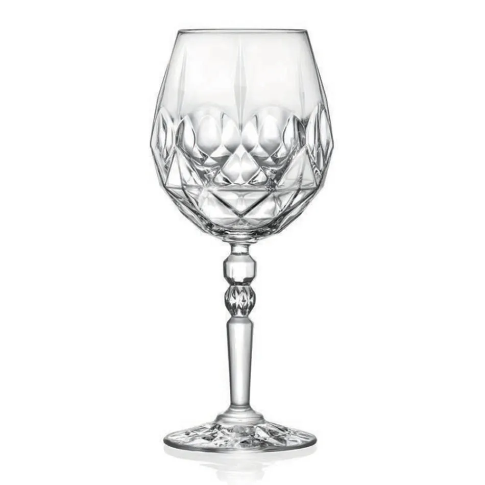Aperitif Set in Italian Ecological Crystal 12 Pcs - Bromeo Viadurini