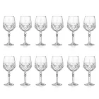 Italian Ecological Crystal Cocktail Glass Service 12 Pcs - Bromeo Viadurini