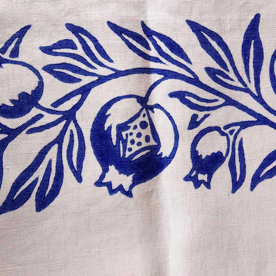 Italian Artisan Breakfast Service Hand Print on Ancient Fabrics - Brands Viadurini