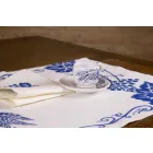 Italian Artisan Breakfast Service Hand Print on Ancient Fabrics - Brands Viadurini