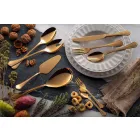 Complete Set of Luxury Design Stainless Steel Cutlery 24 Pieces - Boss Viadurini
