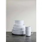 Modern Design White Porcelain Cups and Bowl Set 7 Pieces - Arctic Viadurini
