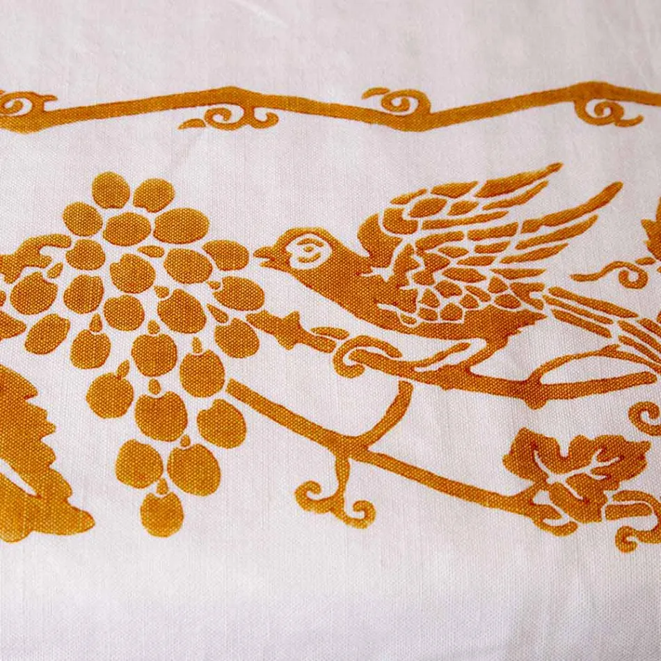 Linen Breakfast Service with Hand Crafted Single Piece - Brands Viadurini