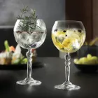 Gin Tonic Cocktail Glass Service in Eco Crystal 12 Pcs - Bromeo Viadurini