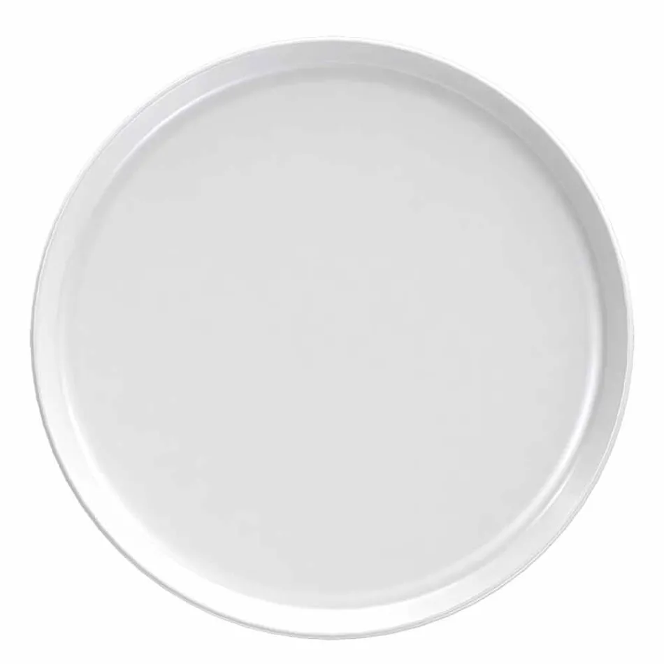 White Modern Design Porcelain Dinner Plate Set 24 Pieces - Arctic Viadurini