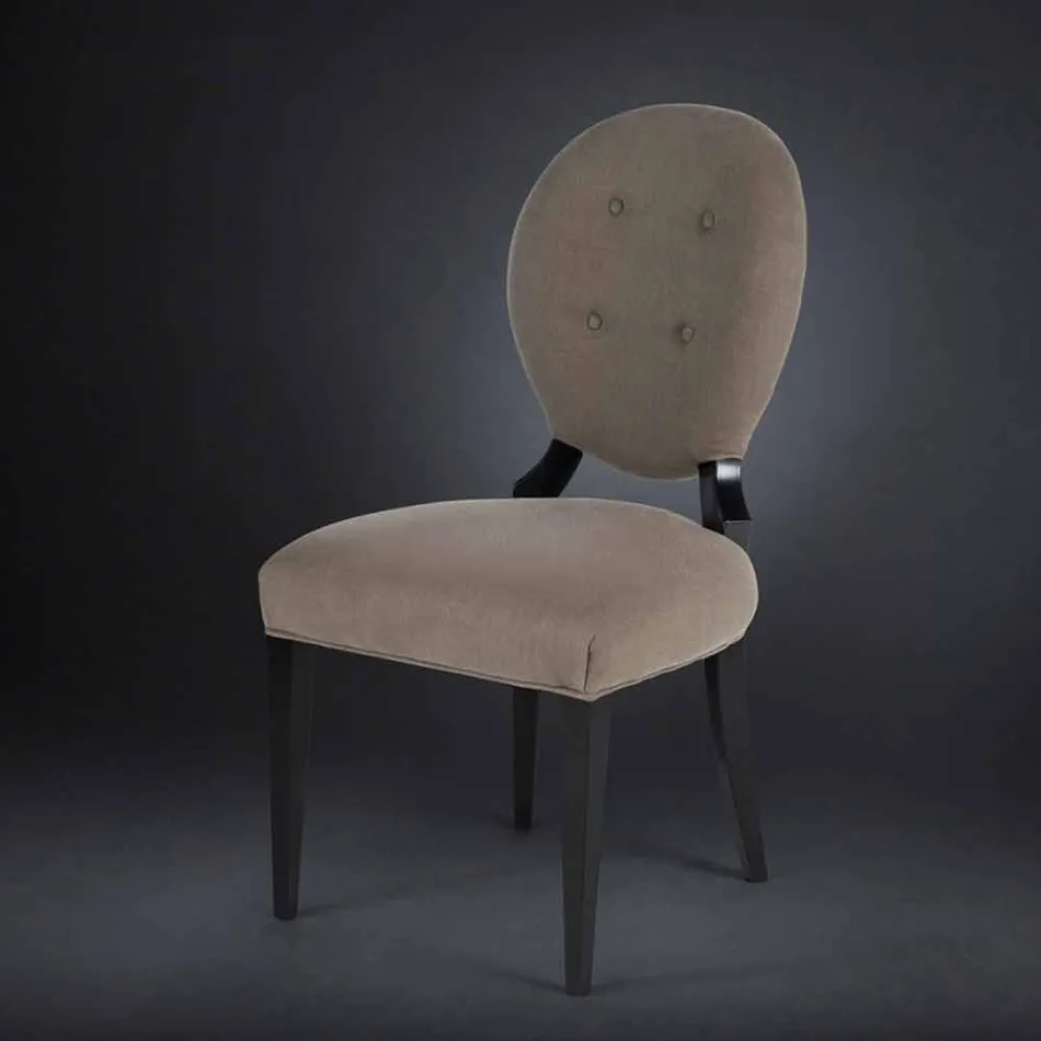 September 2 upholstered chairs with backrest worked BOUTONNE Sophia Viadurini