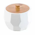 Design bathroom accessory set in Rivalba wood and resin Viadurini