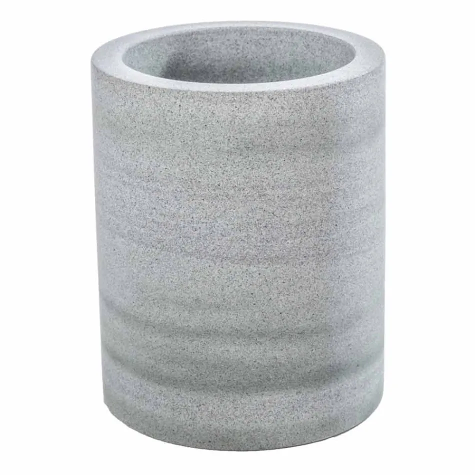 Modern bathroom accessories set in Montale grey stone Viadurini