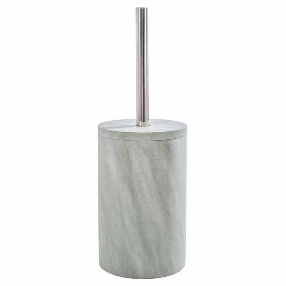 Modern bathroom accessories set in Montale grey stone Viadurini