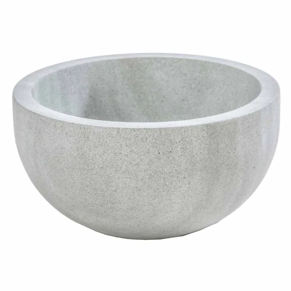 Modern bathroom accessories set in Montale grey stone Viadurini