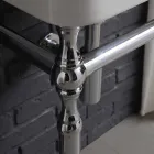 Bathroom set with washbasin on frame and mirror in creativity briccole Viadurini