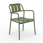 Set of 2 Garden Armchairs Made Entirely of Aluminium - Resplendent Viadurini