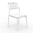 Set of 2 Garden Chairs Made Entirely of Aluminium - Resplendent Viadurini