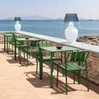 Set of 2 Garden Chairs Made Entirely of Aluminium - Resplendent Viadurini