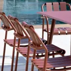 Set of 2 Garden Chairs Made Entirely of Aluminium - Resplendent Viadurini