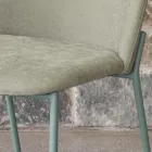 Set of 2 Lounge Chairs in Fabric and Metal Made in Italy - Ivy Viadurini