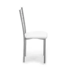 Set of 4 Chairs with Grey Painted Metal Structure - Galletto Viadurini