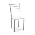 Set of 4 Chairs with Grey Painted Metal Structure - Galletto