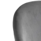 Set of 4 Chairs in Velvet Effect Microfibre Fabric - Terbio Viadurini