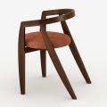 Set of 4 Modern Chairs in High-Quality Solid Wood Made in Italy - Elian