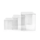 Set of Three Nesting Plexiglass Tables Made in Italy - Leandro Viadurini