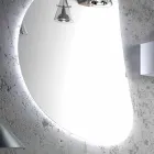 Wooden set bathroom furniture design suspension made in Italy Sad Viadurini